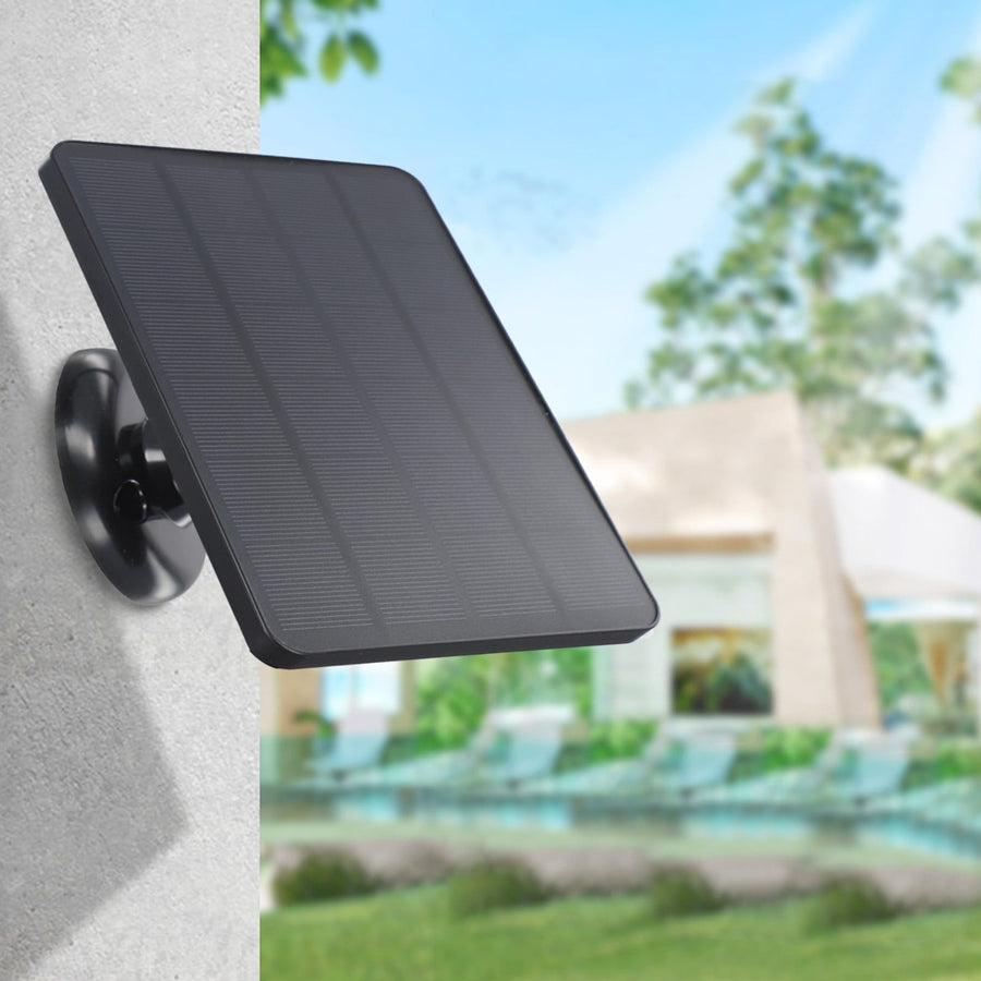 Solar Panel for Blink Camera: 4W Outdoor Solar Charger with 9.84ft Cable! C Black Smile Home Dc Black