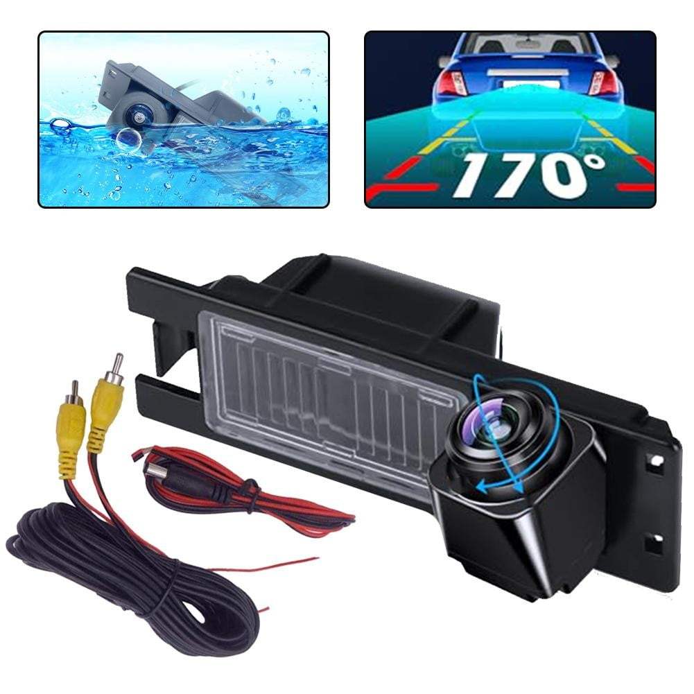 360 Degree Rotatable Reversing Camera 170 Wide Angle Rear View Ahd Cvbs Compatible For Opel Astra H J Corsa D Vectra C Zafira B Buick Regal Black