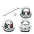 12V Led Marine Navigation Light 2 In 1 Bow Light For Boats Yachts Pontoons Stainless Steel Waterproof Ip65 Red Green Boat Light