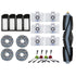 19-Pack Replacement Parts Kit For Ecovacs Deebot X1 Omni Turbo T10 Robot Vacuum Cleaner With Filter Brush Mop Cloths Dust Bag Accessories