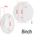 4" 6" 8" White Round Abs Marine Boat Inspection Hatch With Detachable Cover Non Slip Deck Access Panel For Yacht And Watercraft 4 Inch 8"