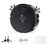 Smart Robot Vacuum Cleaner With Self-Charging App Control Multiple Cleaning Modes For Home Floors White Or Black Black black