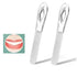 2-in-1 Stainless Steel Nail and Tooth File Set - Double-Sided Polishing Tool with Diamond Polishing Strips and Multi-Purpose Fine Grinding Tool, 2-Pack