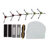 Sweeper Replacement Accessories Kit, Robot Cleaner Main Side Brush Durable For Home