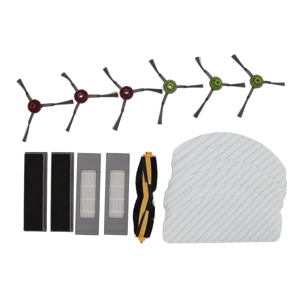 Sweeper Replacement Accessories Kit, Robot Cleaner Main Side Brush Durable For Home