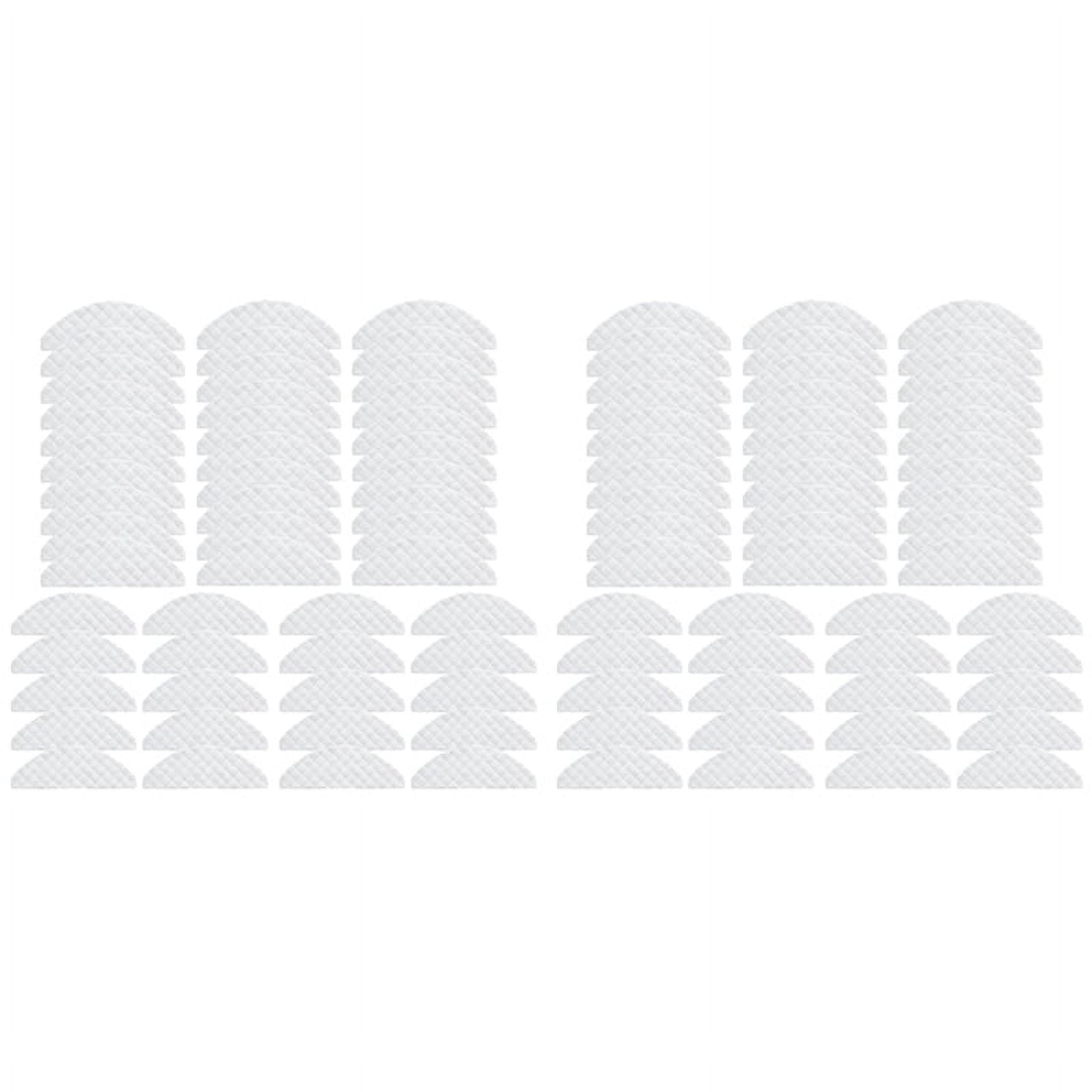 100Pcs Mops Cloths Disposable Wipes Parts Accessories for EVE Plus Robot Cleaner Sweeper,100 x Disposable mop cloth,White