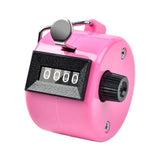 Ergonomic Hand Counter Device for Accurate Counting in Events and Stores white Rosy