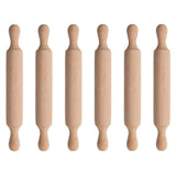 Mini Wooden Rolling Pins Set - Perfect for Kids Baking & Crafting Fun! 6pcs