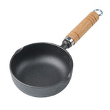 Deepened cast iron oil pouring pan mini pan for hot milk and frying eggs