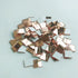 100Pcs Self-Adhesive Real Glass Mini Square Mirror Mosaic Tiles Sticker Bathroom Diy Handmade Craft Home Decoration 10X10Mm Rose gold
