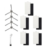 5pcs Filters With 4pcs Side Brush For Lefant M1/M2 Pro Robot Vacuum Cleaner Cleaning Brush Replacement Cleaning Tools Parts