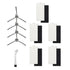 5pcs Filters With 4pcs Side Brush For Lefant M1/M2 Pro Robot Vacuum Cleaner Cleaning Brush Replacement Cleaning Tools Parts