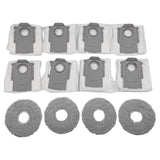 Mop Cloth Dust Bags For QV 35A / QR 798 / QR 598 Robot Vacuums Part Accessory Home Appliance Parts Household Merchandises