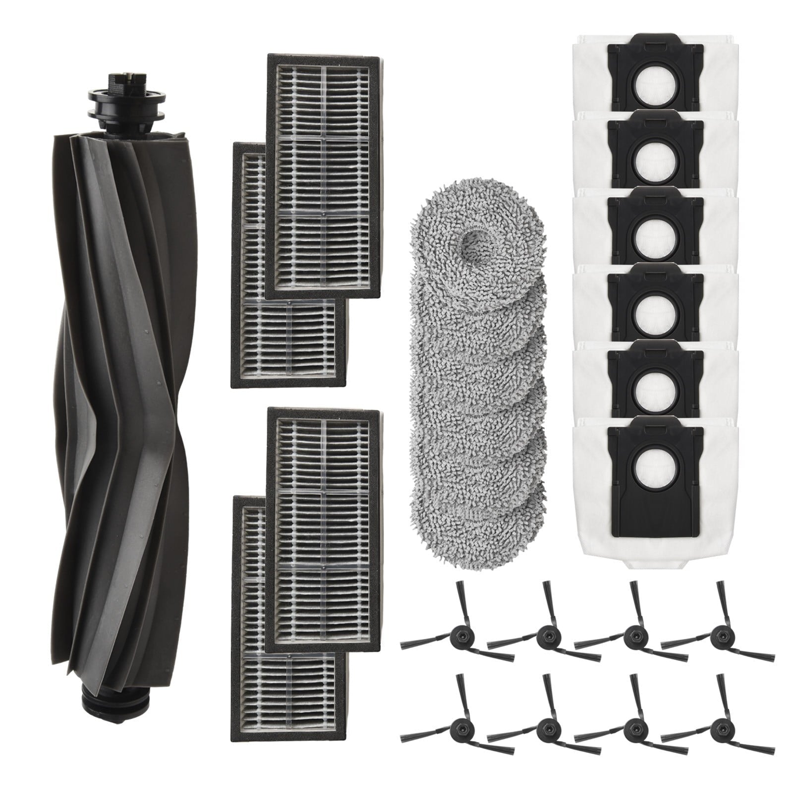 For MOVA P10 Pro For Ultra Robot Vacuum Cleaner Spare Parts Main Side Brush Hepa Filter Mop Cloth Dust Bag Accessories B