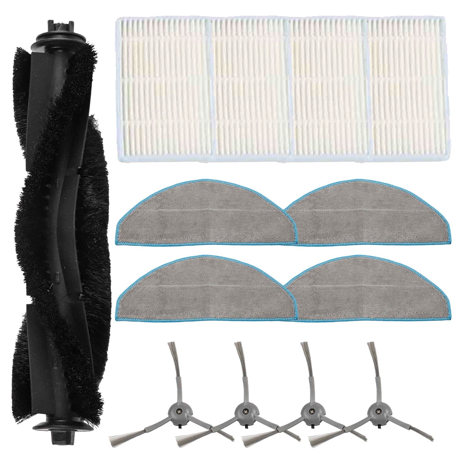 Main / Side Brush & Filter & Mop Cloth For Vyzzle D10 For ILIFE V20 Parts For Laresar For L10 Vacuum Cleaner Replacement Parts A