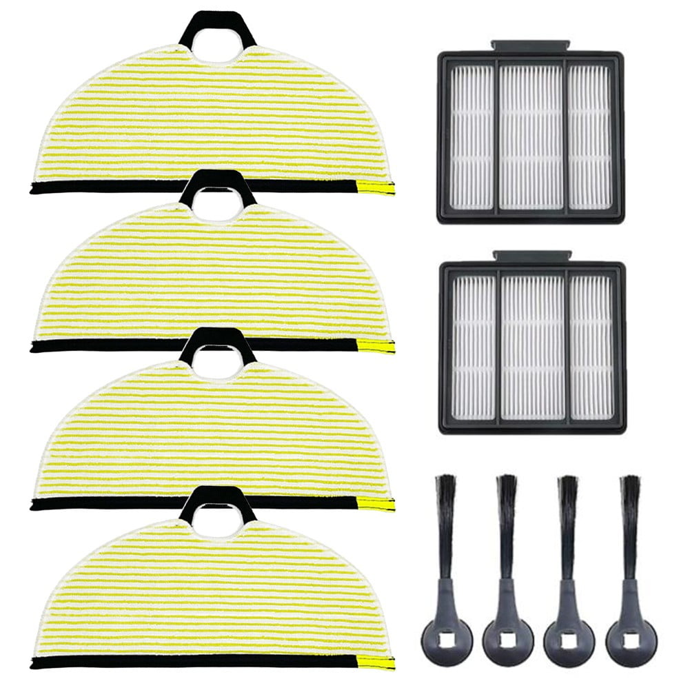 Side Brush Filters Cleaning Mop Pads For Shark RV2001WD AV2001WD Robot Vacuum