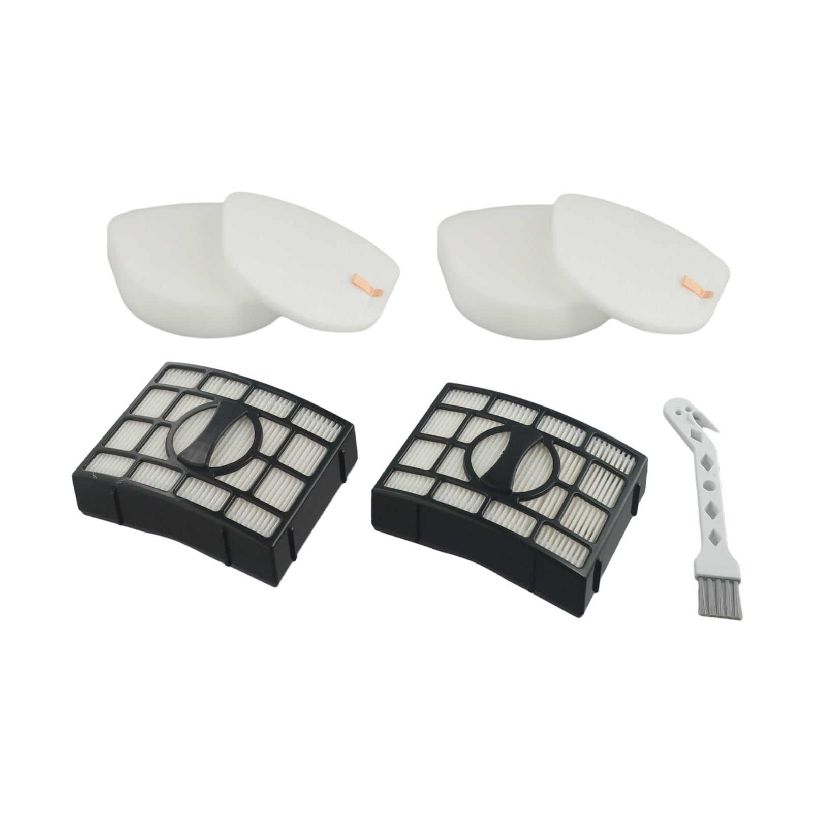 Replacement Filter Set for Shark Upright Vacuums Featuring Compatibility with Various Models Including CU530 and UV725