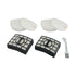 Replacement Filter Set for Shark Upright Vacuums Featuring Compatibility with Various Models Including CU530 and UV725