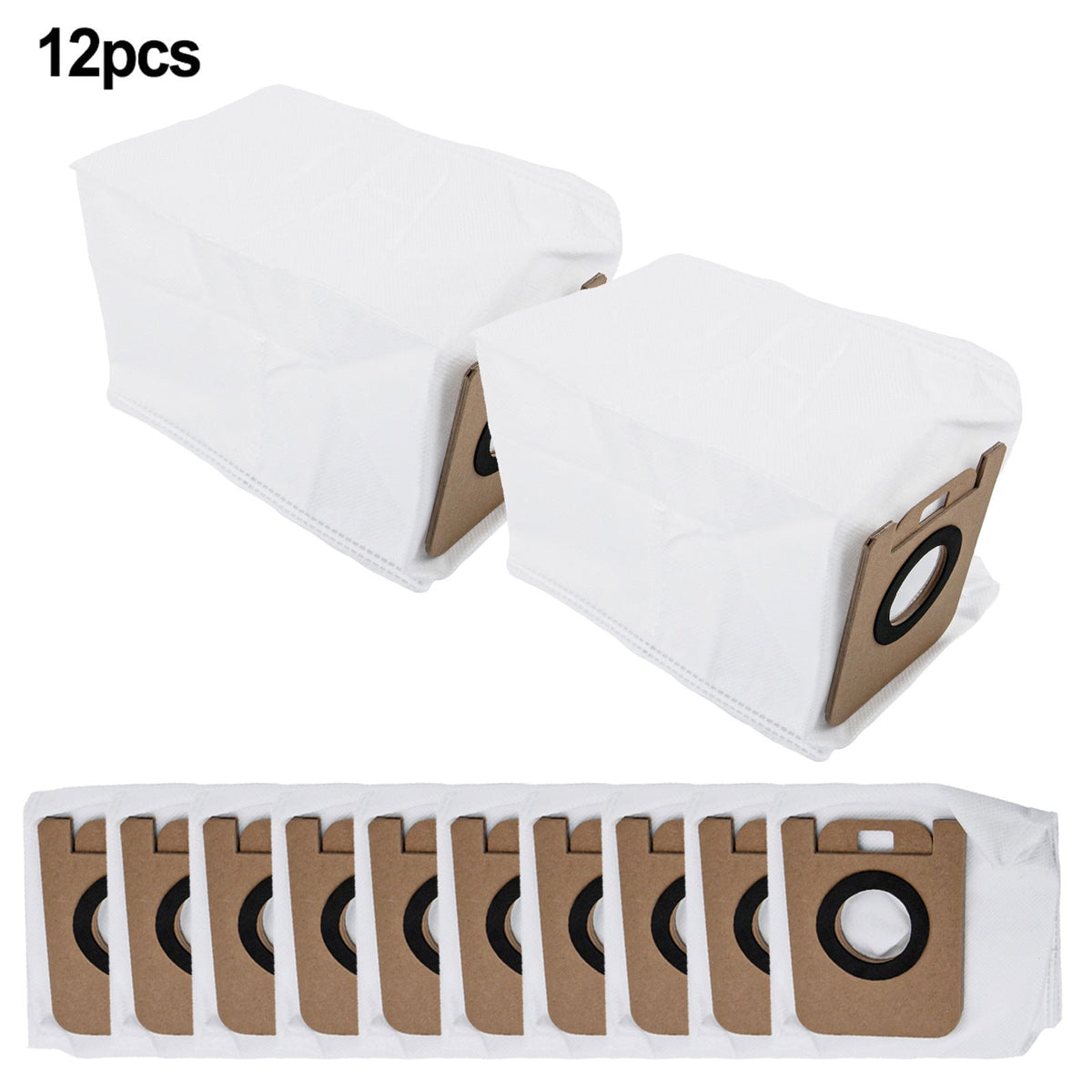 12pcs Dust Bag For Dreame D10 Plus Gen 2 For L10s Plus For D10 Plus For D10s Plus For L10 Plus Robot Vacuum Cleaner Parts