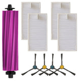 Main Brush and Side Brush Filter Set for Eureka E20 Plus Vacuum Cleaner Parts A