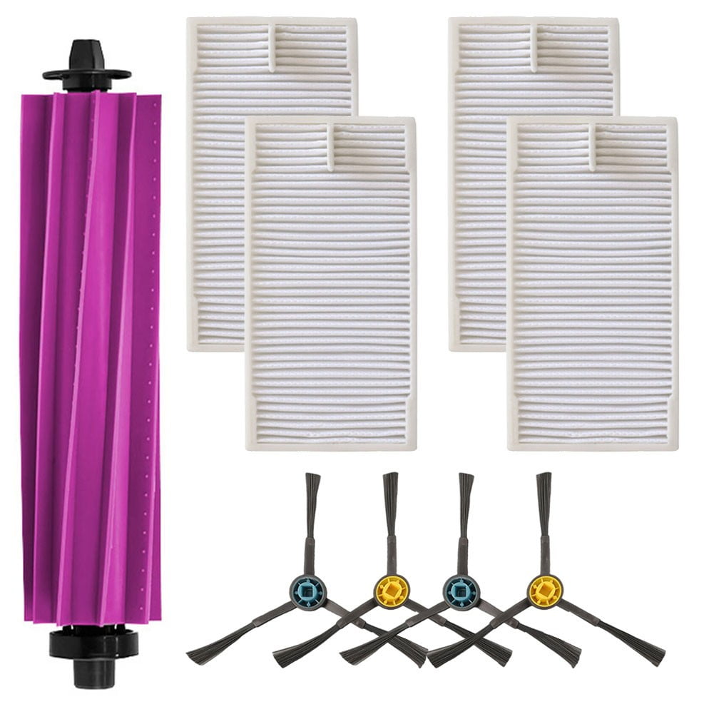 Main Brush and Side Brush Filter Set for Eureka E20 Plus Vacuum Cleaner Parts A