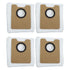 4 Pack Dust Bags For TAB Fairy 10 Robot Vacuum Cleaner Replacement Non-Woven Filter Bags Dust Bag Accessories