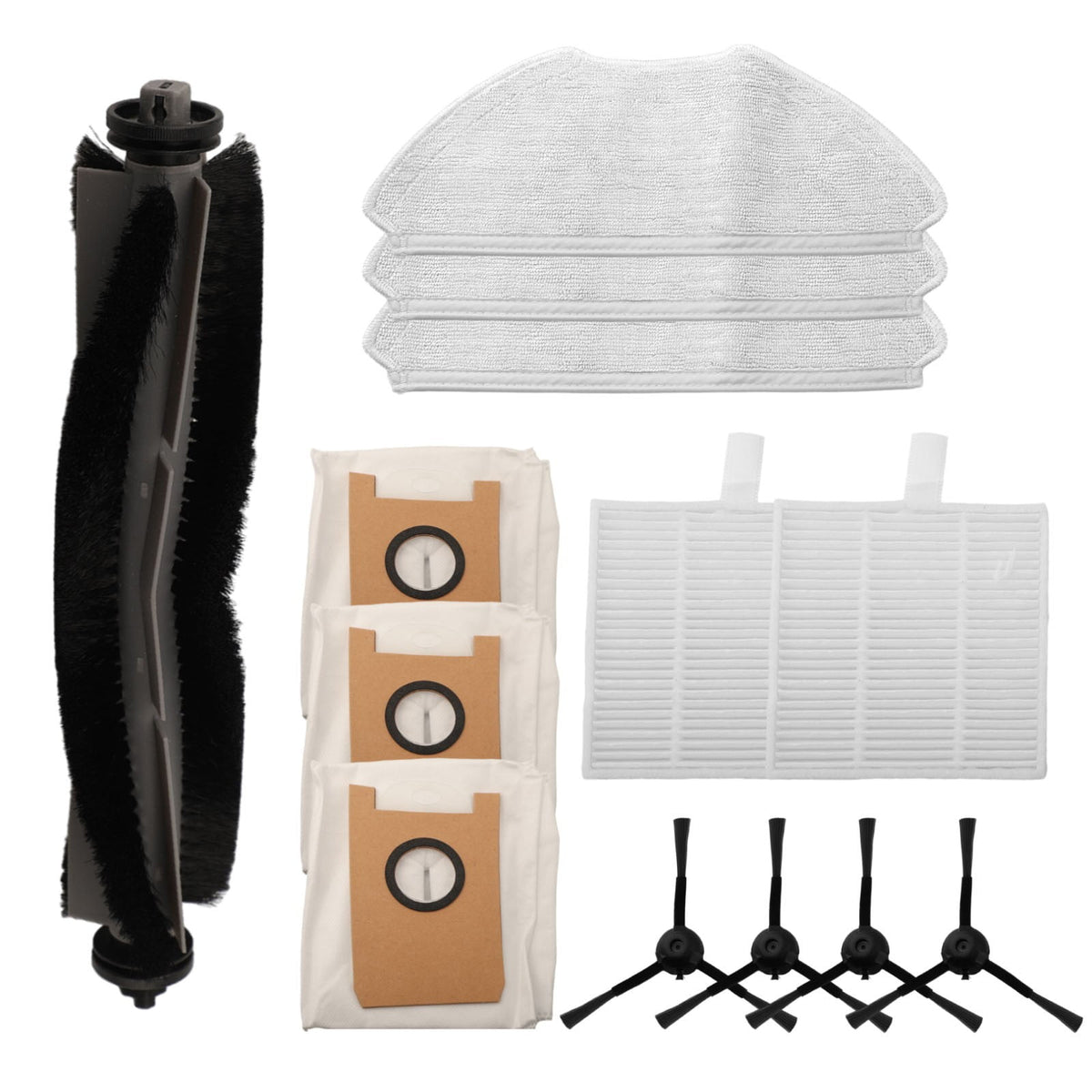Main Brush Filters Mop Cloths Dust Bags For AIRROBO T20 T20+ Vacuum Cleaner A