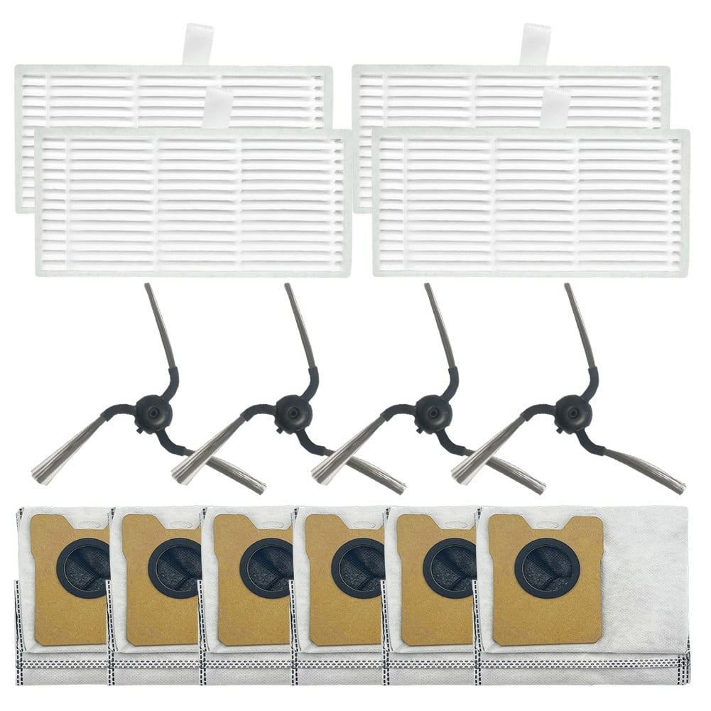 For eufy Robot Vacuum C10 Robot Vacuum Accessories Side Brush Filter Dust Bag