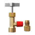 R134A A/C Can Tap With Tank Adapter For 1/4" And 1/2" Ac Charging Hoses 1/2\&