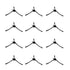 High Efficiency Side Brushes Easy Installation Sweeper Parts Corner Cleaning Brushes for 360 2S S8 S8PLUS Robotic Vacuum