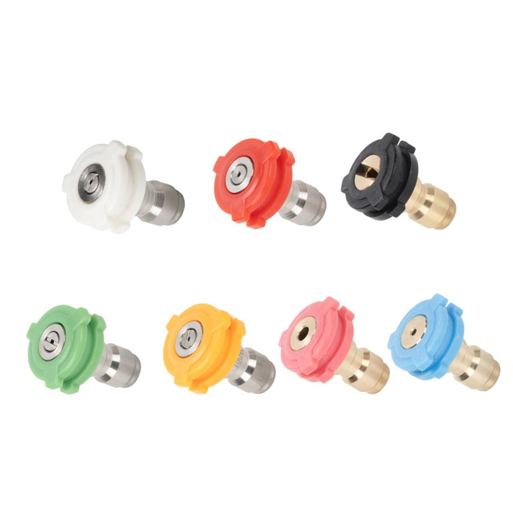 Car Washing Machine 1/4 Nozzle High Pressure Nozzle Fan-Shaped Quick Fittings 2.0 mm