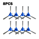 8Pcs Side Brushes For Ionvac Smartclean 2000 Robovac Vacuum Cleaner Household Vacuum Cleaner Brush Replace Attachment As Shown