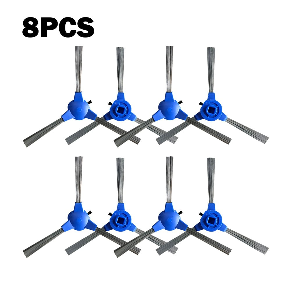 8Pcs Side Brushes For Ionvac Smartclean 2000 Robovac Vacuum Cleaner Household Vacuum Cleaner Brush Replace Attachment As Shown