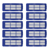 10PCS Filters Robot Vacuum Cleaner Part Accessories Robot Replacement Sweeper Tools Plastic Sweeping Robot Part Filters