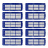 10PCS Filters Robot Vacuum Cleaner Part Accessories Robot Replacement Sweeper Tools Plastic Sweeping Robot Part Filters