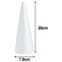 Lierteer Styrofoam Foam Cones Polystyrene for Crafts DIY Painting Triangle Tree 20cmX7.9cm