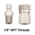 GLFSIL PCP Quick Disconnect Male & Female Set 8mm 1/8 npt Thread Accessories