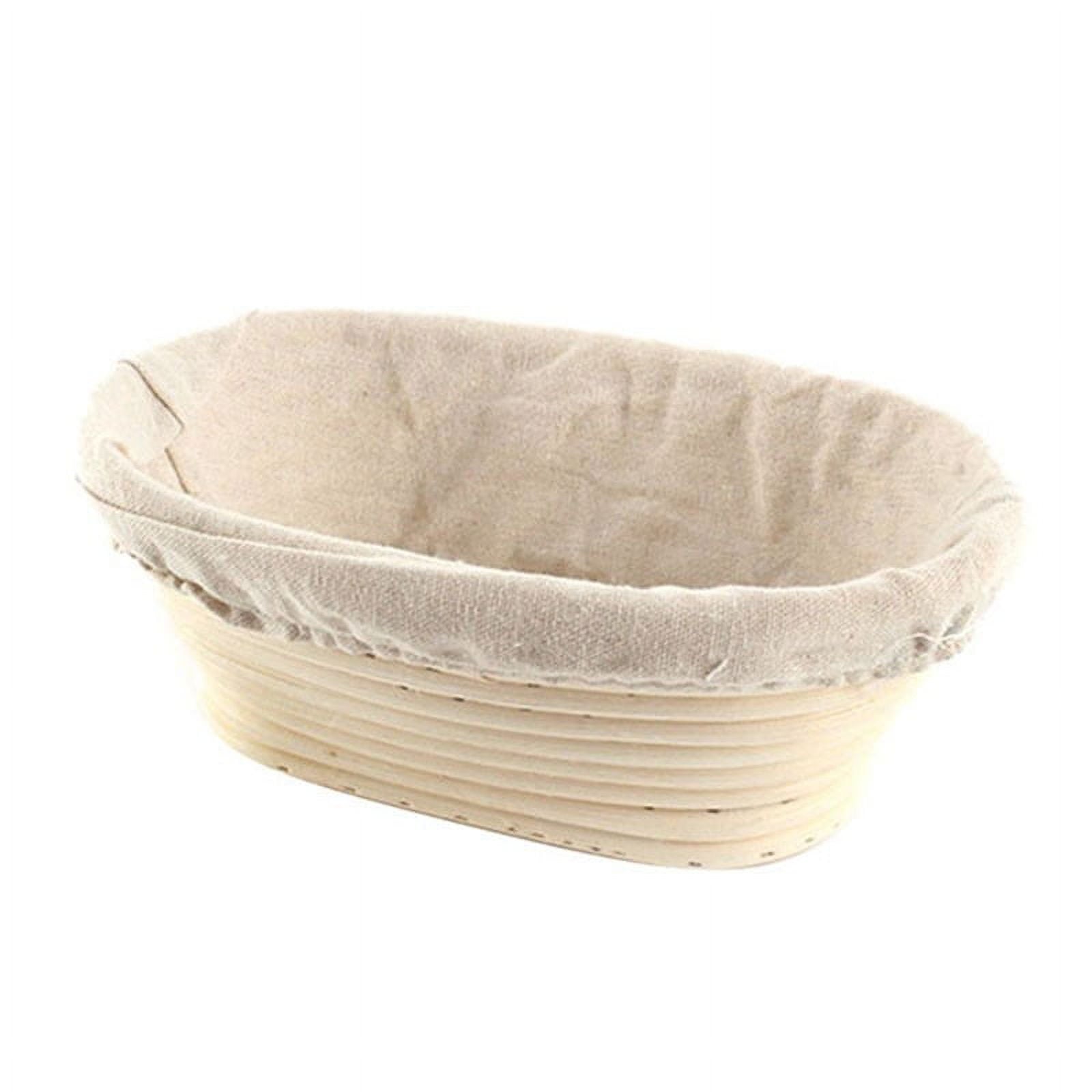 Lierteer Rattan Basket Bread Banneton Brotform Dough Proofing Proving Rattan Multi-Sizes 17*12*6 cm
