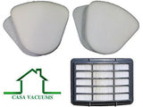 2 Pack Shark Navigator Lift-away Filter Bundle NV350 NV351, NV352, NV355, NV356, NV360, NV370 NV357, NV391, NVLFT199, UV440, UV490CCO, UV540 Foam and Felt + 1 Hepa Filter; Shark Part # XFF350 XHF350