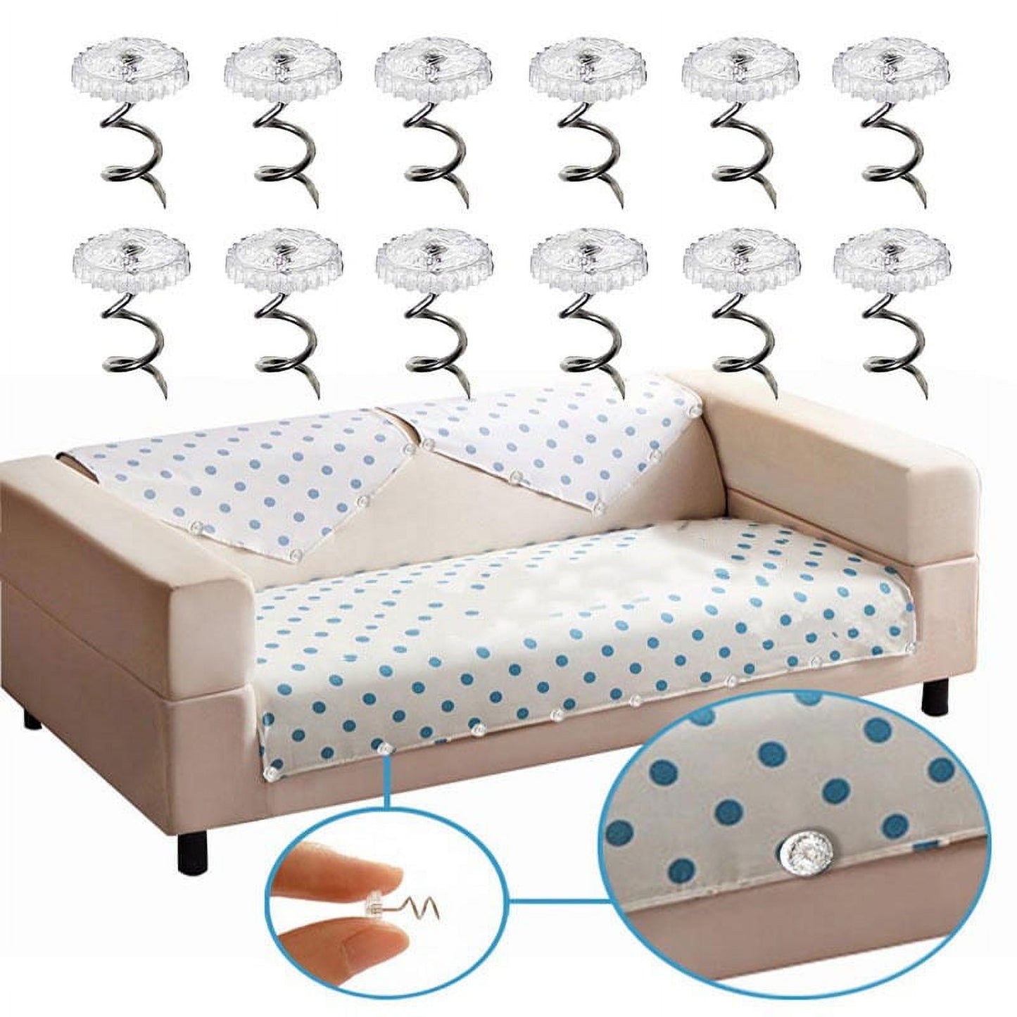 60Pcs Headliner Repair Pins Kit for Interior Upholster Car Truck Auto Home