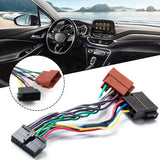 Car Radio Wire Harness 20 Pin Cd Audio Wiring Connector Iso Split Female Cable