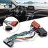 Car Radio Wire Harness 20 Pin Cd Audio Wiring Connector Iso Split Female Cable