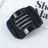 Flat Hair Claw Clips for Thick Hair for Women Hair Clips for Thin Hair Duck Billed Hair Clips Matte Hair Clips Large Hair Clips Neutral Claw Clips Off-White