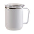 Coffee Mug With Handle, Insulated Stainless Steel Coffee Travel Mug, Reusable Coffee Cup With Lid, Microwave Safe Cups, For Tea, Latte, Cocoa, Milk, Office And Home Tea Cup White