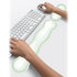 Gel Wrist Rest For Keyboard, Silicone Gel Keyboard and Mouse Wrist Rest Set, Cool Soft Ergonomic Wrist Rest, Relax Your Wrist, for Laptop Computer Office & Home Green
