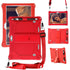 10,10.1 inch Silicone Tablet Case with Stylus Pen & Shoulder Strap, Universal Shockproof Silicone Cover Case,Soft Portable Protective Cover for Android Tablet PC Red