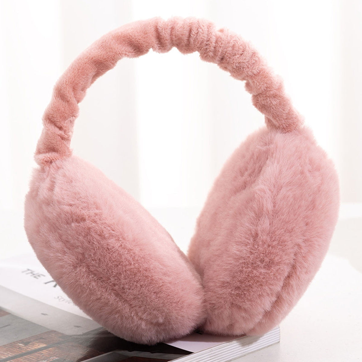 Women Ear Muffs Winter Girls White Earmuffs Fuzzy Kids Black Ear Muff Cute Fluffy Ear Warmers Foldable Ear Covers Boy Winter Thickened Earmuffs Foldable Hamburg Earmuffs Warm Earmuffs pink