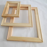 DIY Solid Wood Canvas Frame Kit for Paint by Number&Oil Painting& Painting by Number Wooden Art Frames,Wood Frame For Oil Painting Nature DIY Frame Picture Inner Picture Frame 20*20
