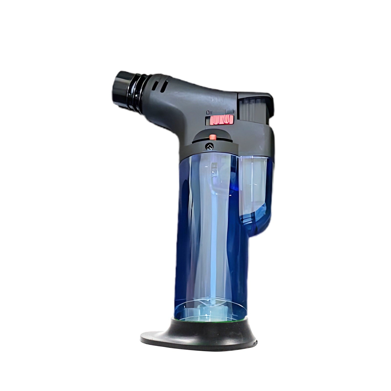 Torch Lighters, Butane Refillable Jet Flame Torch Lighter, Windproof, Safe, Vuyungers Multi Utility Lighter for Candles, Fireplaces, Campfires, Grill (Without Butane) Blue