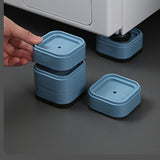 Furniture Risers, Adjustable Bed Risers Heavy for Table Desk Couch, Square Stackable Bed Raisers Blocks,4PCS Floor Protection Riser Stackable Washing Machine With -Slip Pad Shock-Absorbing